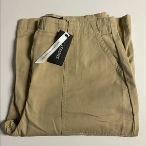 NWT Glassons Wide Leg Cargo Pant Size 8 AU - 4 US Color Horchata